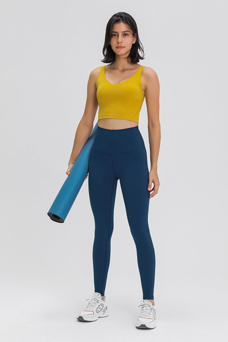 Scoop Back Sports Crop