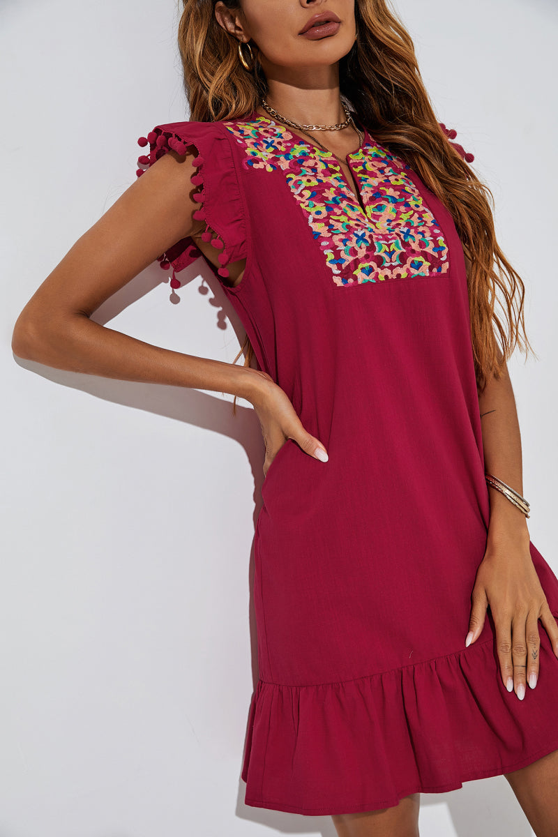 Let's Play Ruffle Hem Dress
