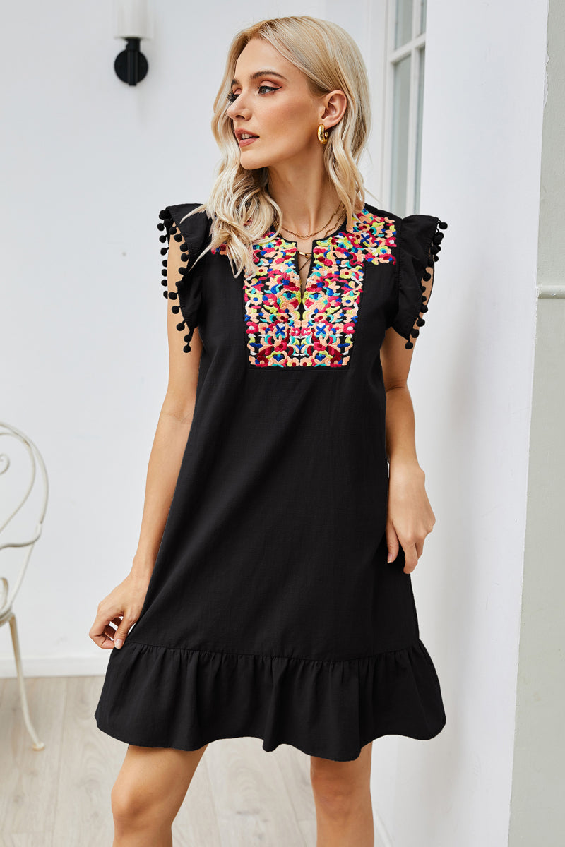 Let's Play Ruffle Hem Dress