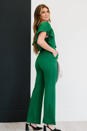 Dress Day Greenhouse Goddess Ruffled Jumpsuit