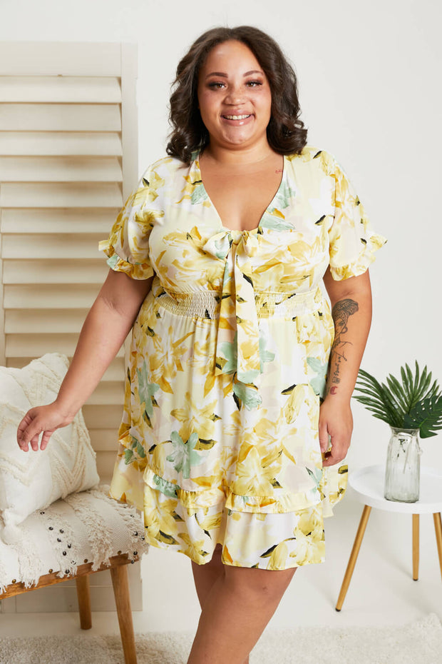 Hailey & Co Tea Party Full Size Floral Dress