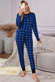 Gingham Tee & Pants Pajama Set
