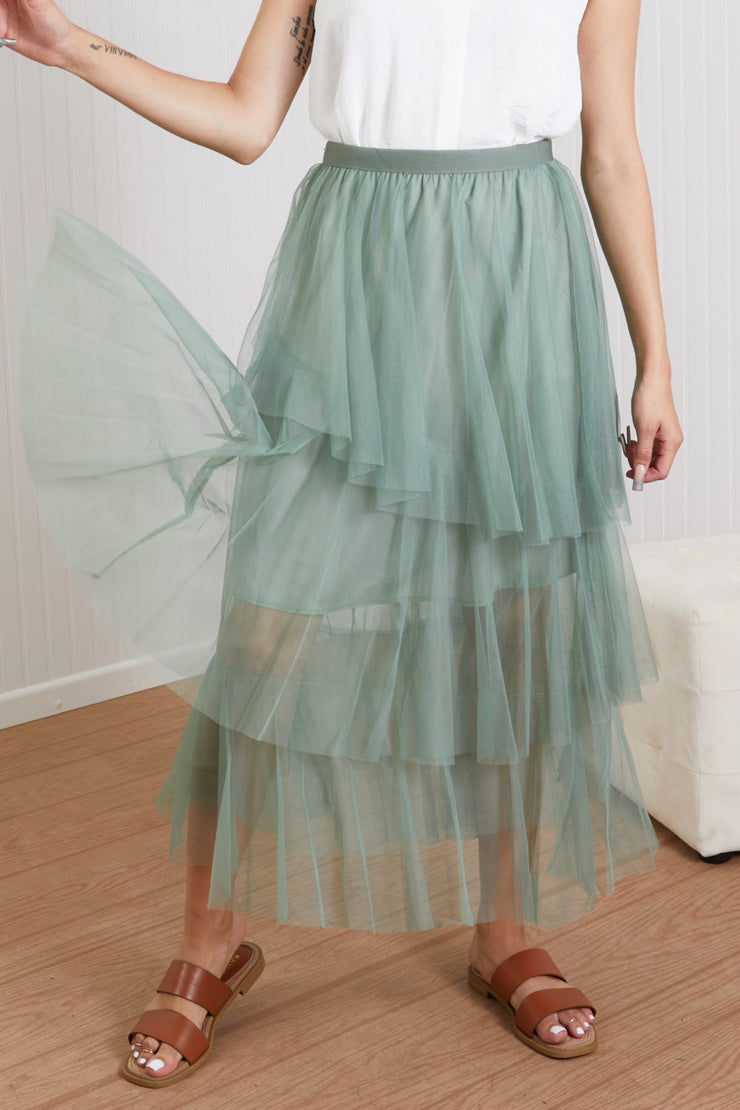 Ninexis Ruffles and Romance Tiered Tulle Skirt