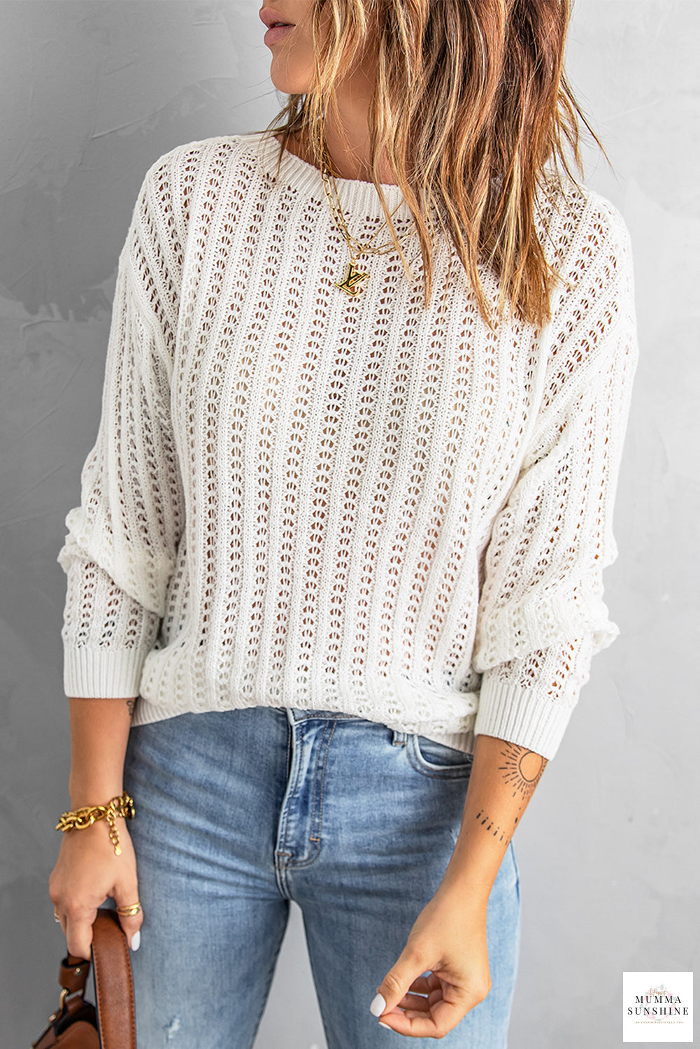 Dropped Shoulder Sweater