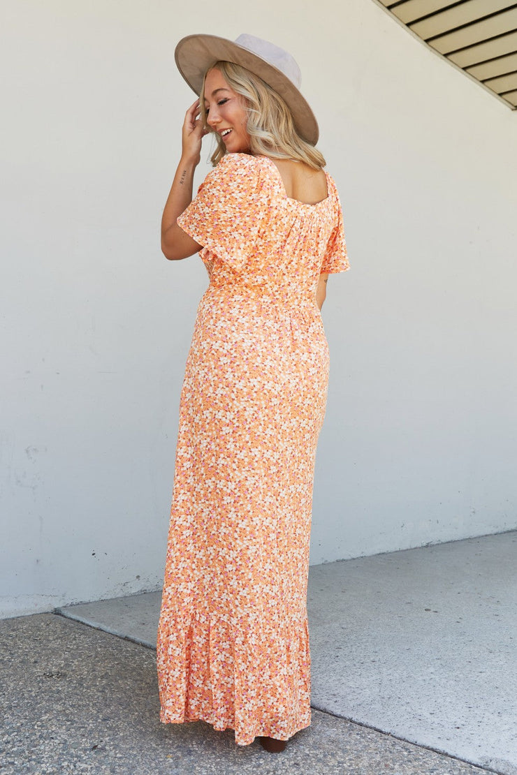 CY Fashion Best Intentions Full Size Floral Maxi Dress