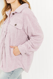 GeeGee Soft Feels Full Size Knit Sweater Shacket