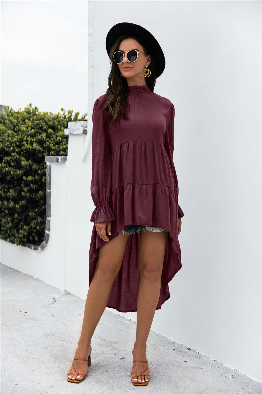 Asymmetrical Pleated Dress/Top