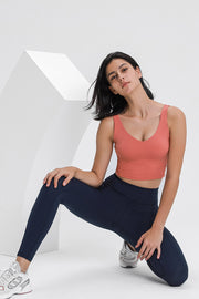 Scoop Back Sports Crop