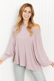 Andree by Unit Like You Mean It Full Size Drop Shoulder Top