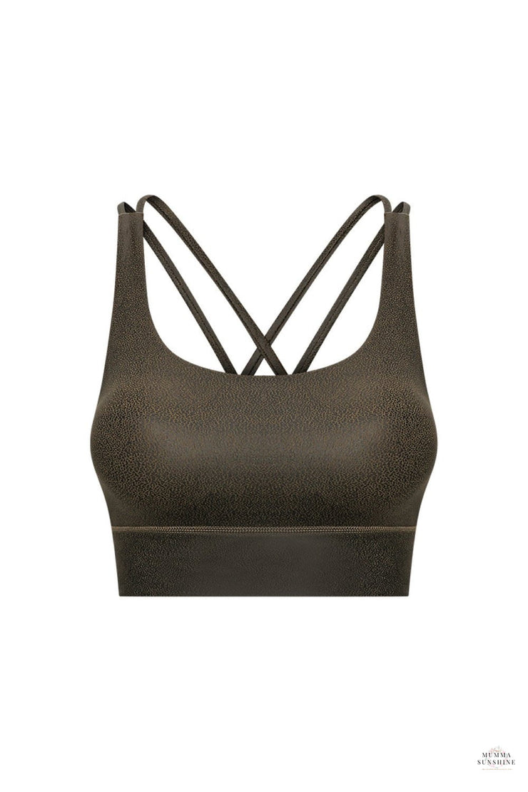 Crisscross Strapy Sports Crop