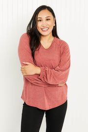Emerald Denver Days Full Size Raglan Sleeve Top