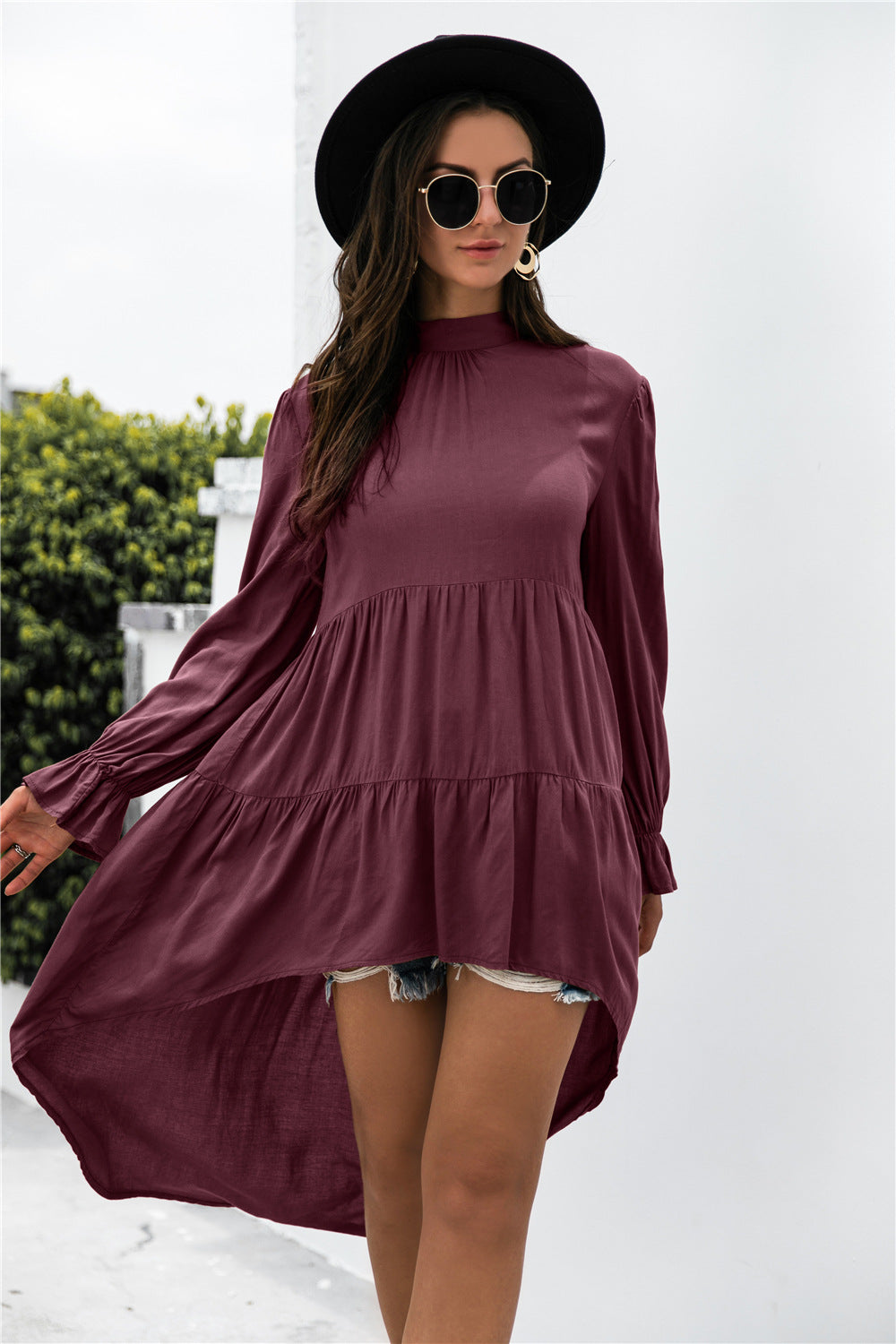 Asymmetrical Pleated Dress/Top