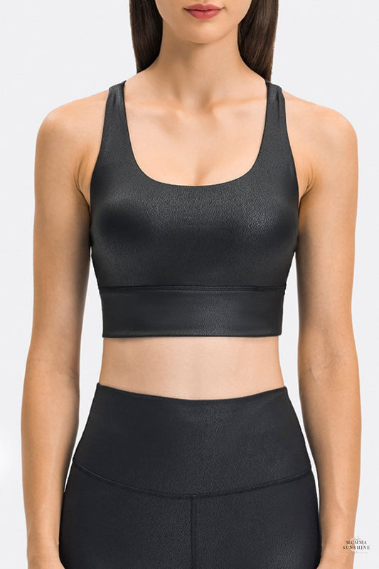 Crisscross Strapy Sports Crop