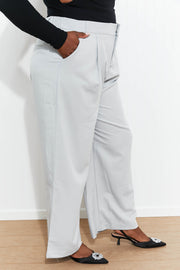 White Birch Ready to Slay Full Size High-Waisted Trousers