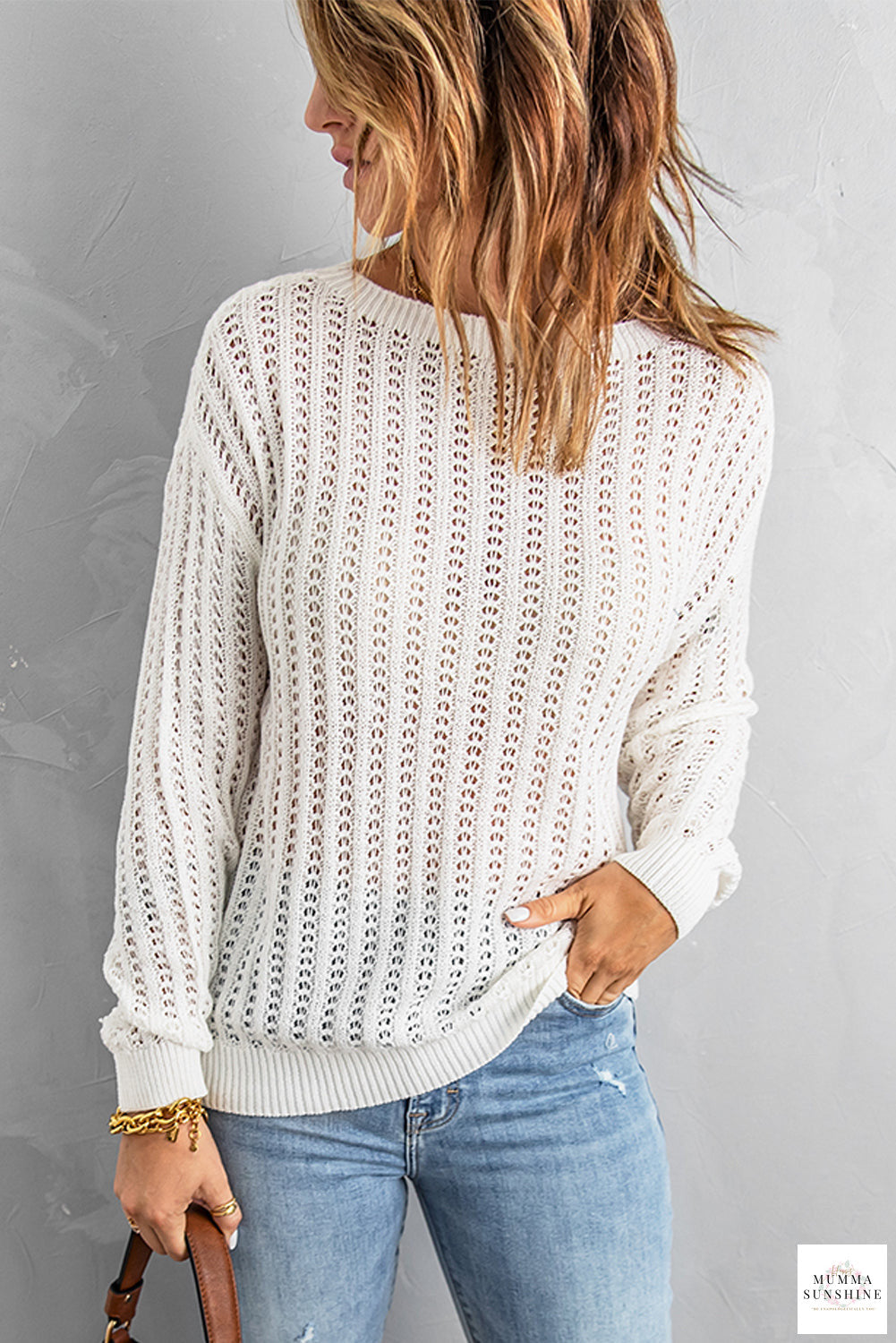 Dropped Shoulder Sweater