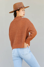 HYFVE That Look Pointelle Knit Sweater