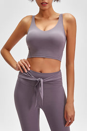 Scoop Back Sports Crop