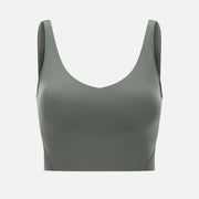 Scoop Back Sports Crop