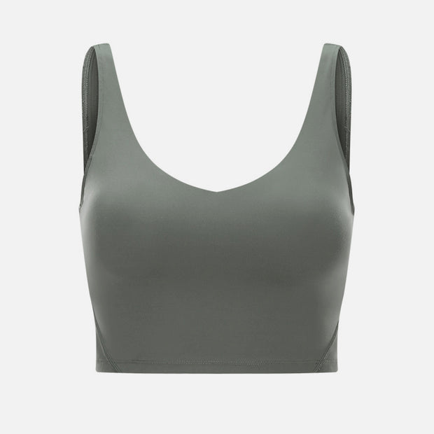 Scoop Back Sports Crop