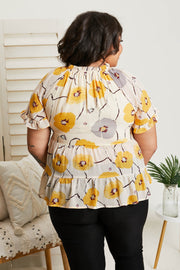 Hailey & Co Beautiful Blooms Full Size Floral Top