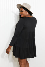 Sew In Love Seeing You Full Size Tiered Swing Dress