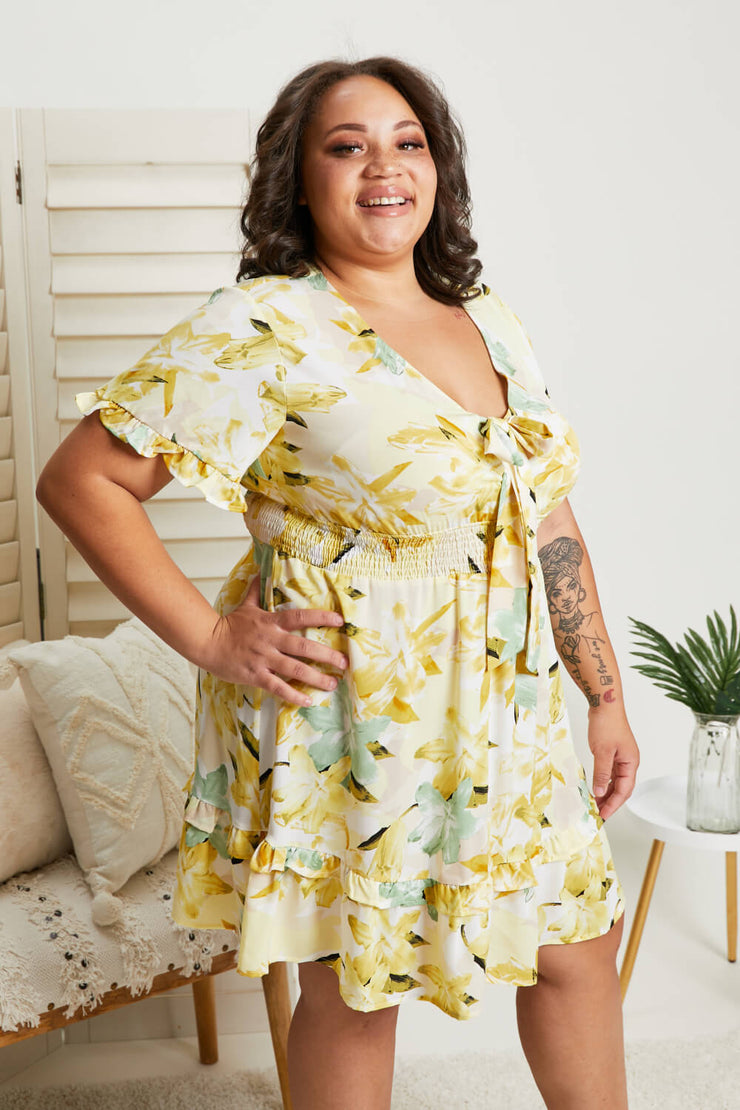 Hailey & Co Tea Party Full Size Floral Dress