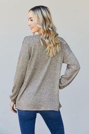 Heimish Full Size Camo and Star Print Top