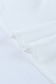 Plus Size Tie Front Crop Top
