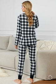 Gingham Tee & Pants Pajama Set