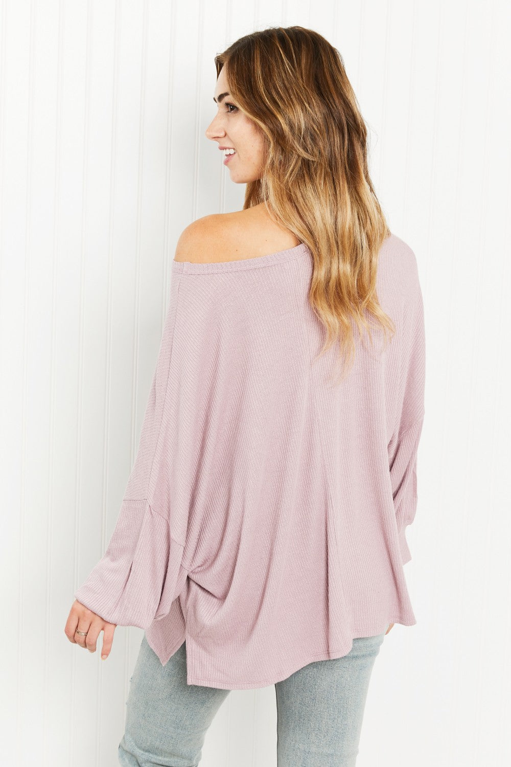 Andree by Unit Like You Mean It Full Size Drop Shoulder Top