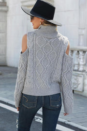 Satisfy Textured Turtleneck Sweater