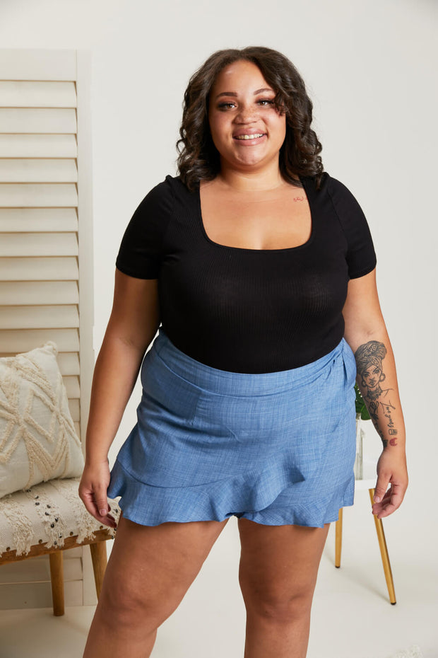 Hailey & Co Times Square Full Size Mini Skort